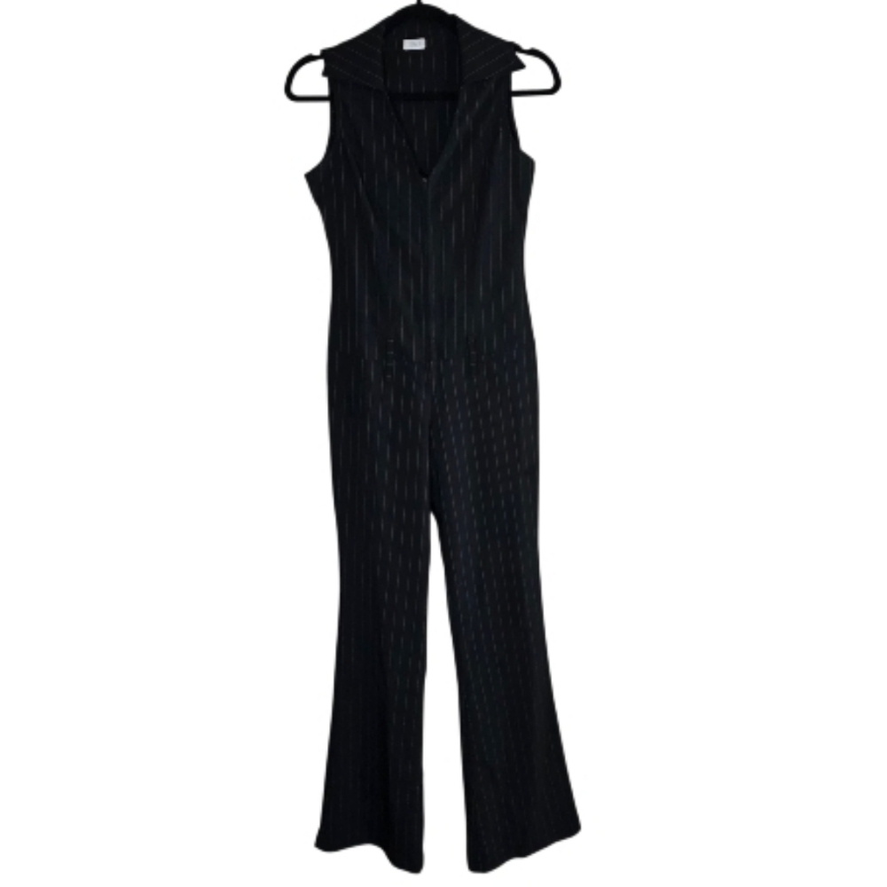 Rare Vintage Suzy Shier Pinstripe Jumpsuit - 90s/00s Corporate Goth Aesthetic